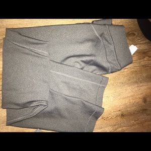 Grey Under Armor athletic leggings